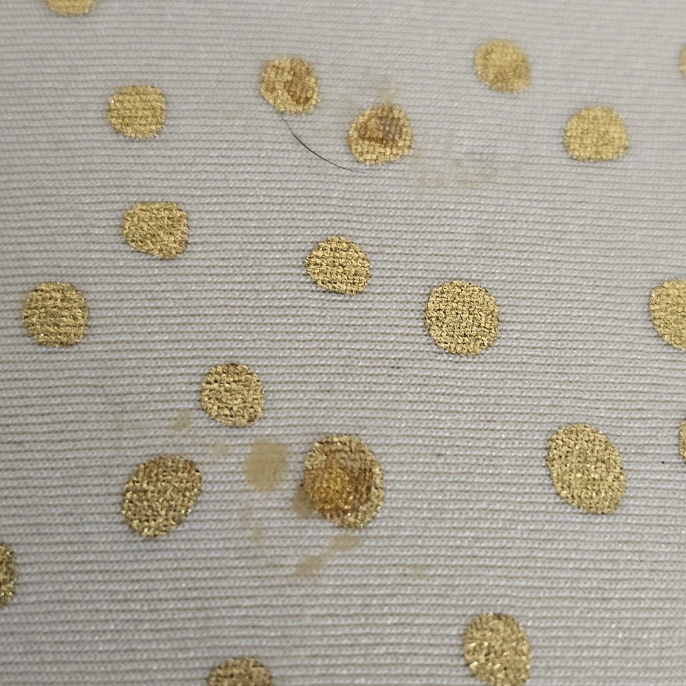 Dabney Lee Cream and Gold Polka Dot Laptop Sleeve - Picture 8 of 8